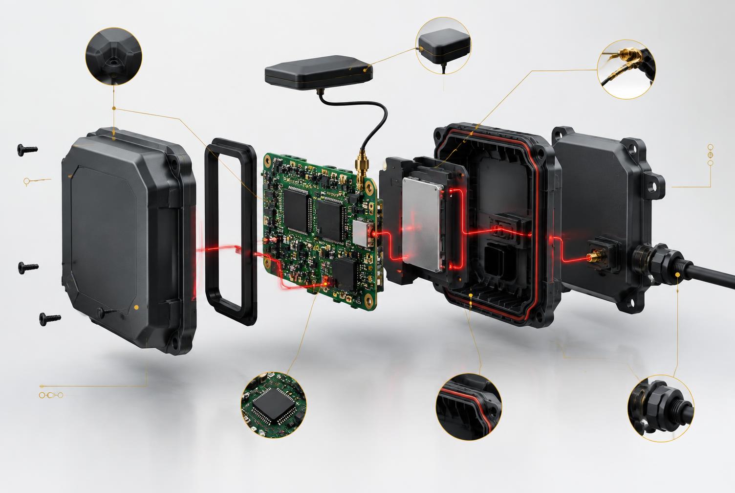Exploded industrial IoT device architecture